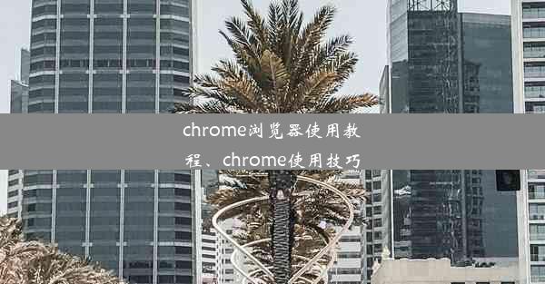 chrome浏览器使用教程、chrome使用技巧