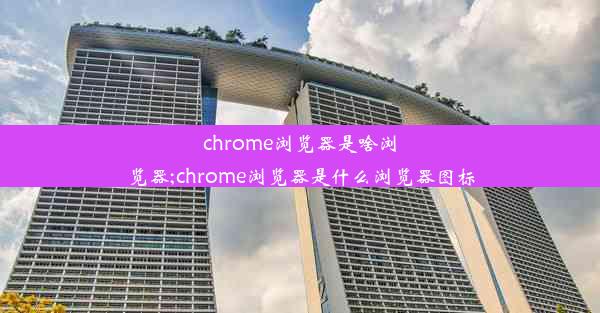 chrome浏览器是啥浏览器;chrome浏览器是什么浏览器图标