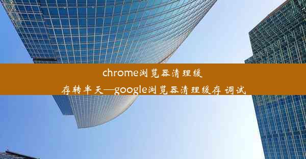 chrome浏览器清理缓存转半天—google浏览器清理缓存 调试