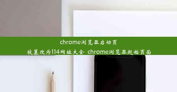 chrome浏览器启动页被篡改为114网址大全_chrome浏览器起始页面