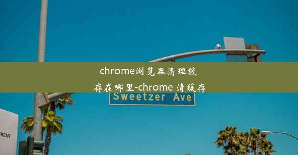 chrome浏览器清理缓存在哪里-chrome 清缓存