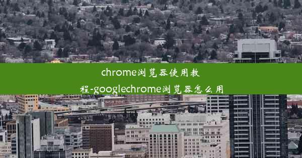 chrome浏览器使用教程-googlechrome浏览器怎么用