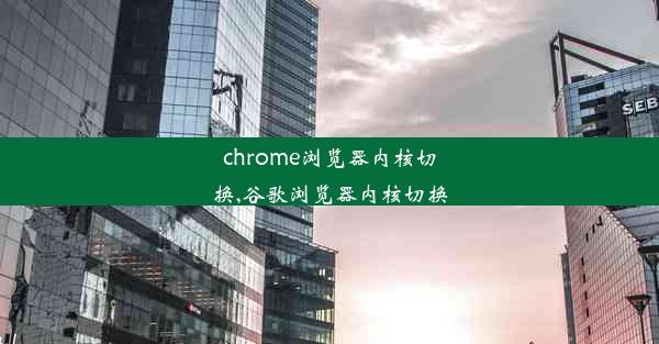 chrome浏览器内核切换,谷歌浏览器内核切换