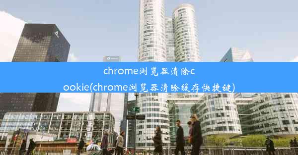 chrome浏览器清除cookie(chrome浏览器清除缓存快捷键)