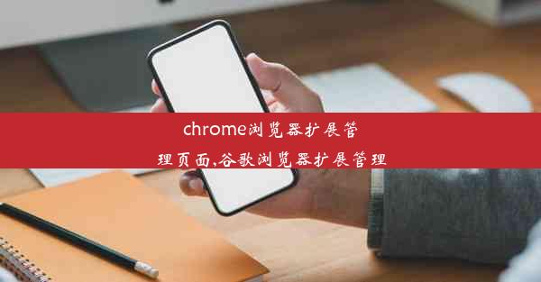 chrome浏览器扩展管理页面,谷歌浏览器扩展管理