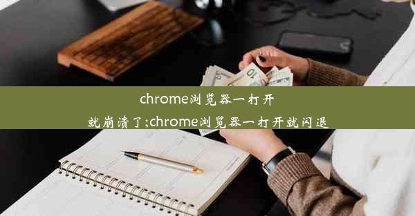 chrome浏览器一打开就崩溃了;chrome浏览器一打开就闪退