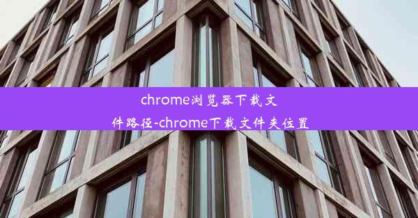 chrome浏览器下载文件路径-chrome下载文件夹位置