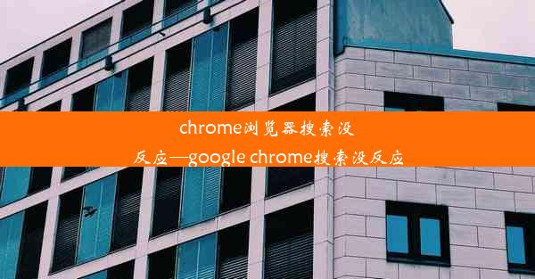 chrome浏览器搜索没反应—google chrome搜索没反应