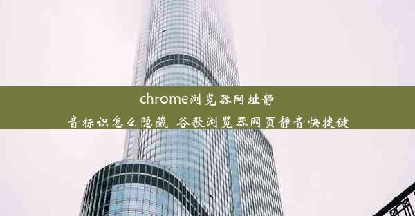 chrome浏览器网址静音标识怎么隐藏_谷歌浏览器网页静音快捷键