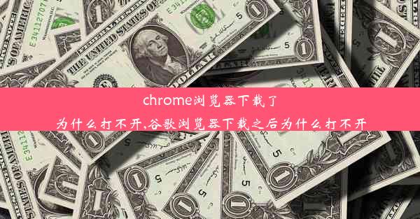 chrome浏览器下载了为什么打不开,谷歌浏览器下载之后为什么打不开