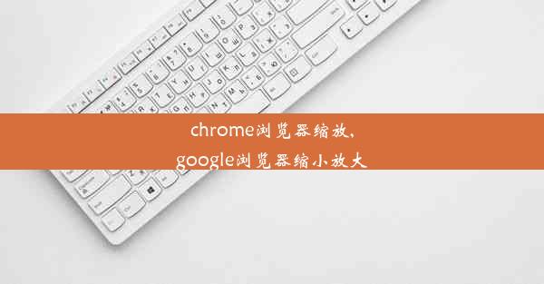 chrome浏览器缩放,google浏览器缩小放大