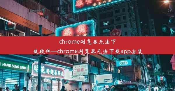 chrome浏览器无法下载软件—chrome浏览器无法下载app安装