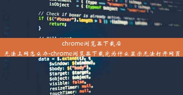 chrome浏览器下载后无法上网怎么办-chrome浏览器下载完为什么显示无法打开网页