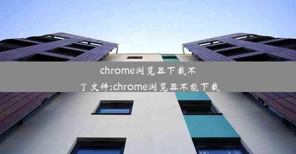 chrome浏览器下载不了文件;chrome浏览器不能下载