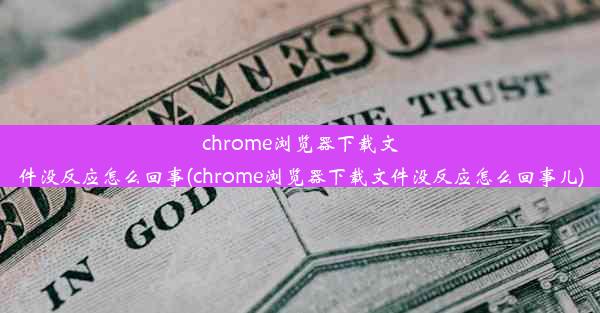 chrome浏览器下载文件没反应怎么回事(chrome浏览器下载文件没反应怎么回事儿)