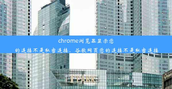 chrome浏览器显示您的连接不是私密连接、谷歌网页您的连接不是私密连接