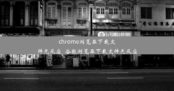 chrome浏览器下载文件无反应_谷歌浏览器下载文件无反应