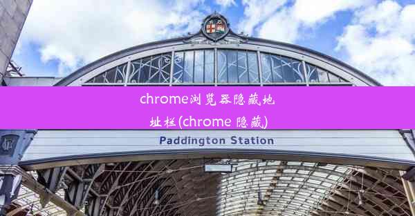 chrome浏览器隐藏地址栏(chrome 隐藏)