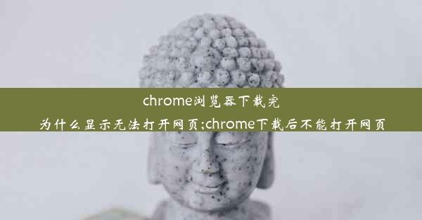 chrome浏览器下载完为什么显示无法打开网页;chrome下载后不能打开网页