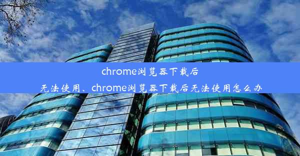 chrome浏览器下载后无法使用、chrome浏览器下载后无法使用怎么办