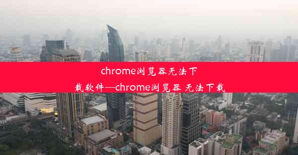 chrome浏览器无法下载软件—chrome浏览器 无法下载