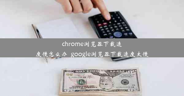 chrome浏览器下载速度慢怎么办_google浏览器下载速度太慢