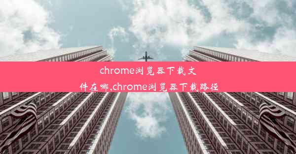 chrome浏览器下载文件在哪,chrome浏览器下载路径