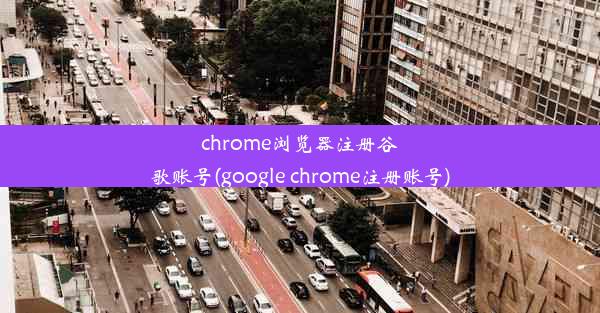 chrome浏览器注册谷歌账号(google chrome注册账号)