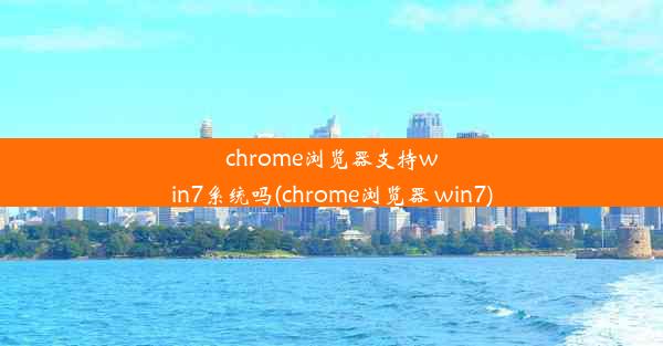 chrome浏览器支持win7系统吗(chrome浏览器 win7)