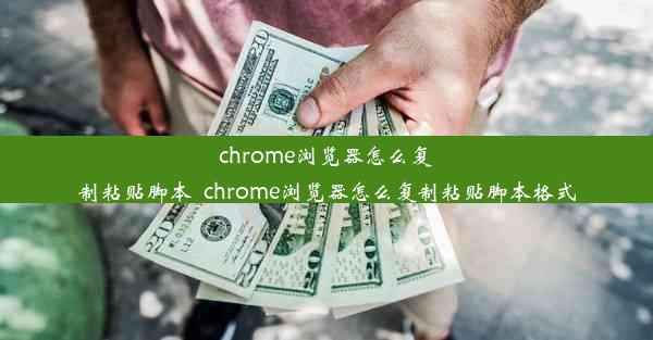 chrome浏览器怎么复制粘贴脚本_chrome浏览器怎么复制粘贴脚本格式