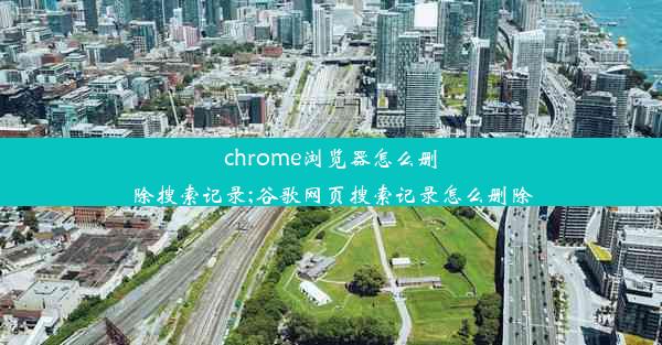 chrome浏览器怎么删除搜索记录;谷歌网页搜索记录怎么删除