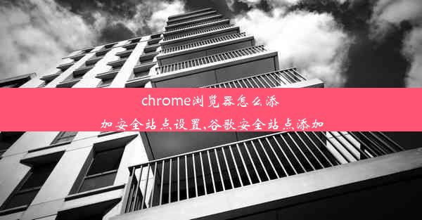 chrome浏览器怎么添加安全站点设置,谷歌安全站点添加