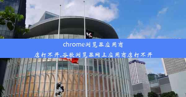 chrome浏览器应用商店打不开,谷歌浏览器网上应用商店打不开