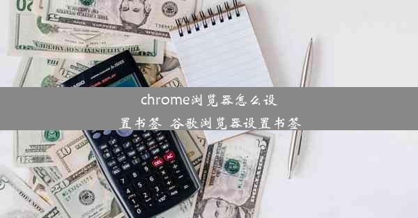 chrome浏览器怎么设置书签_谷歌浏览器设置书签