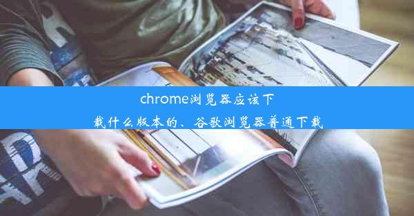 chrome浏览器应该下载什么版本的、谷歌浏览器普通下载