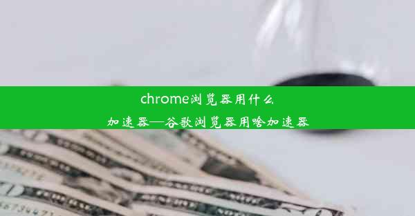 chrome浏览器用什么加速器—谷歌浏览器用啥加速器