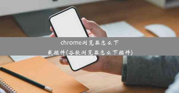 chrome浏览器怎么下载插件(谷歌浏览器怎么下插件)