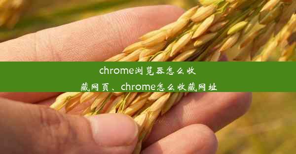 chrome浏览器怎么收藏网页、chrome怎么收藏网址