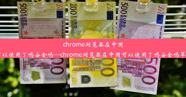 chrome浏览器在中国可以使用了吗安全吗—chrome浏览器在中国可以使用了吗安全吗苹果