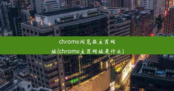 chrome浏览器主页网址(chrome主页网址是什么)