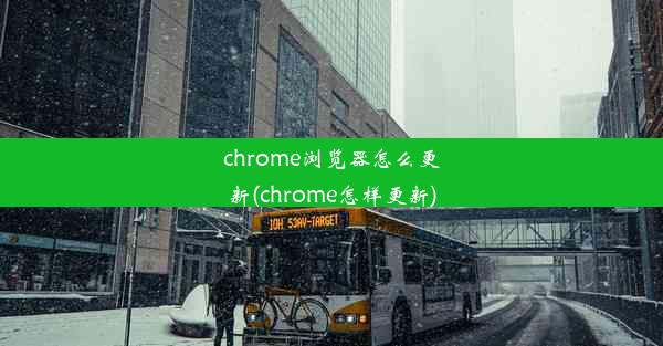 chrome浏览器怎么更新(chrome怎样更新)