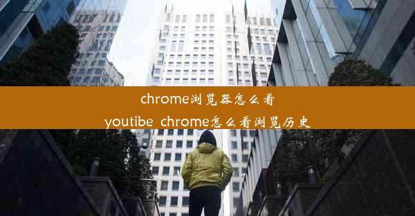 chrome浏览器怎么看youtibe_chrome怎么看浏览历史