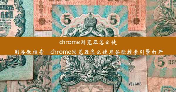 chrome浏览器怎么使用谷歌搜索—chrome浏览器怎么使用谷歌搜索引擎打开