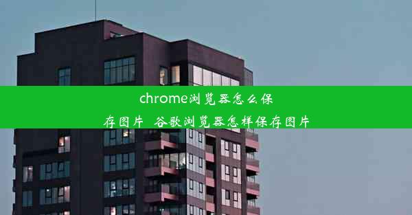 chrome浏览器怎么保存图片_谷歌浏览器怎样保存图片