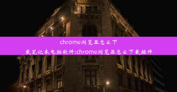 chrome浏览器怎么下载笔记本电脑软件;chrome浏览器怎么下载插件