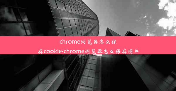 chrome浏览器怎么保存cookie-chrome浏览器怎么保存图片