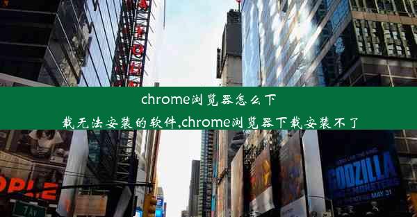 chrome浏览器怎么下载无法安装的软件,chrome浏览器下载安装不了