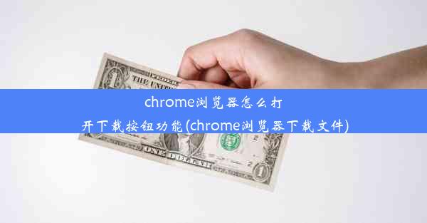 chrome浏览器怎么打开下载按钮功能(chrome浏览器下载文件)