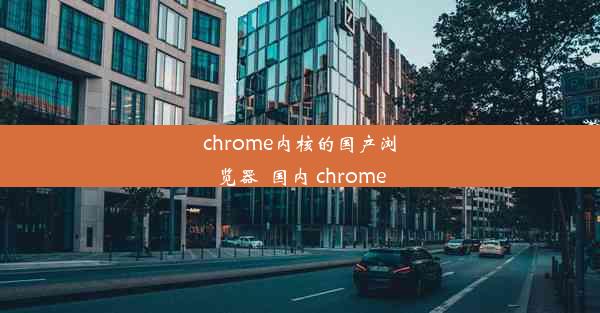 chrome内核的国产浏览器_国内 chrome