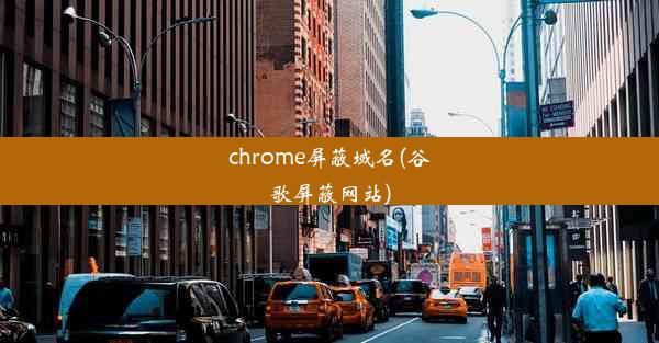 chrome屏蔽域名(谷歌屏蔽网站)